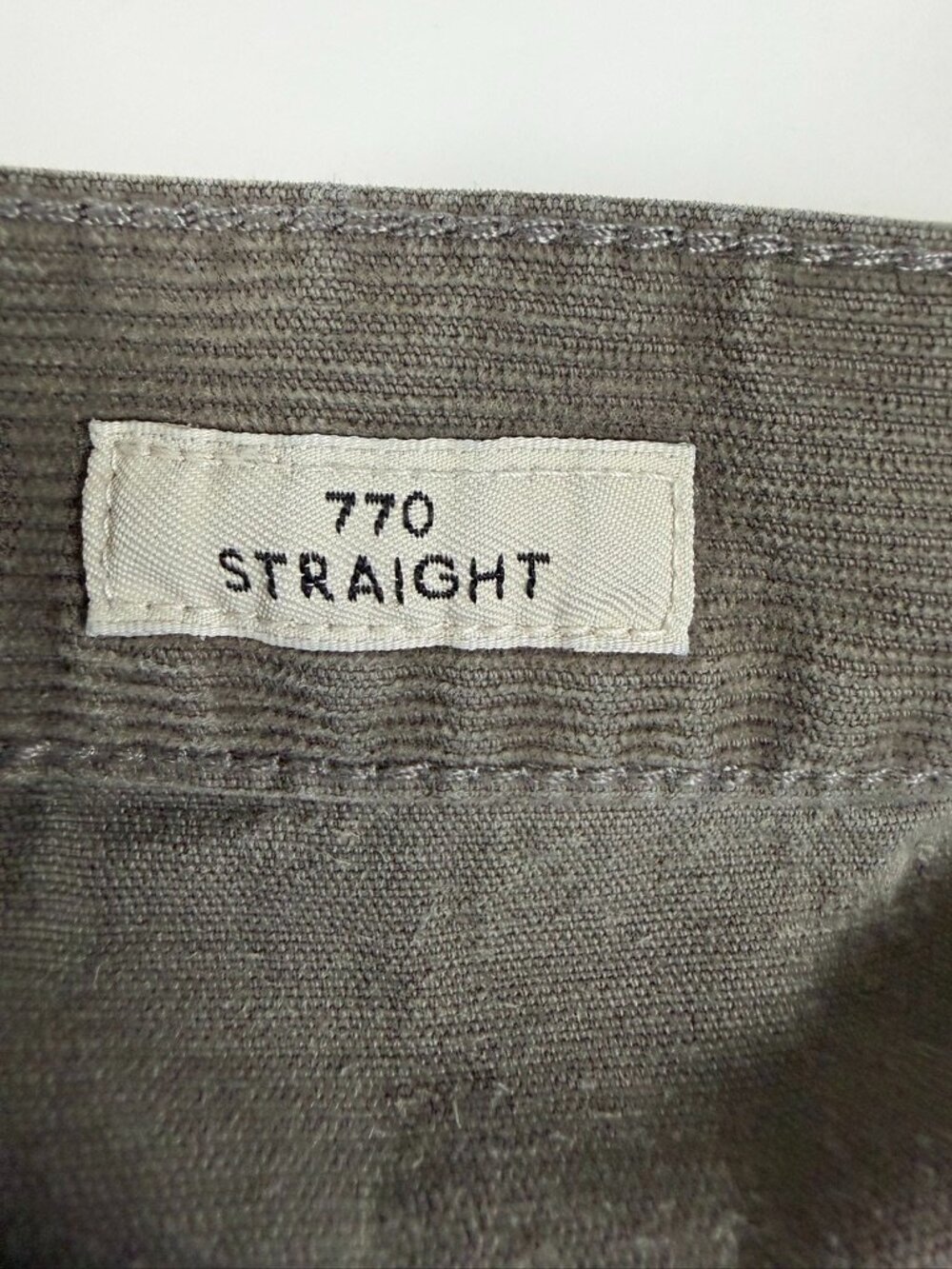 J.Crew 770 Straight Corduroy Pants Mens 30x30 Gray - Picture 5 of 7